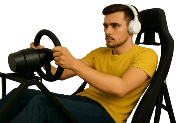 Simracer in action